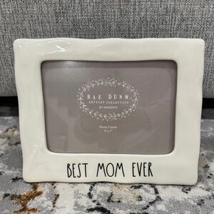 Rae Dunn White 'Best Mom Ever' Frame